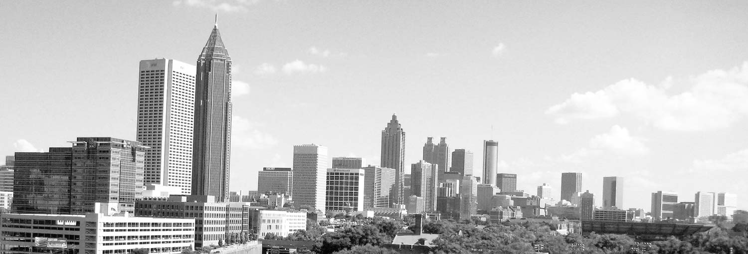 Downtown Atlanta landscape